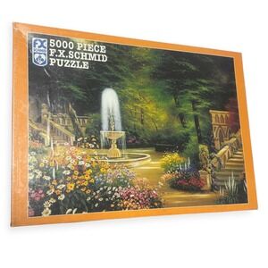 VTG 1997 FX Schmid Gothic Garden NEW 5000 Piece Jigsaw Puzzle Egidio Antonaccio